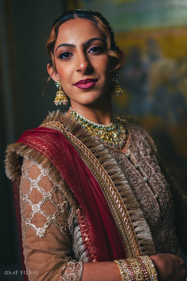 Bridal portrait photographed in Regina, Saskatchewan by OMF Films